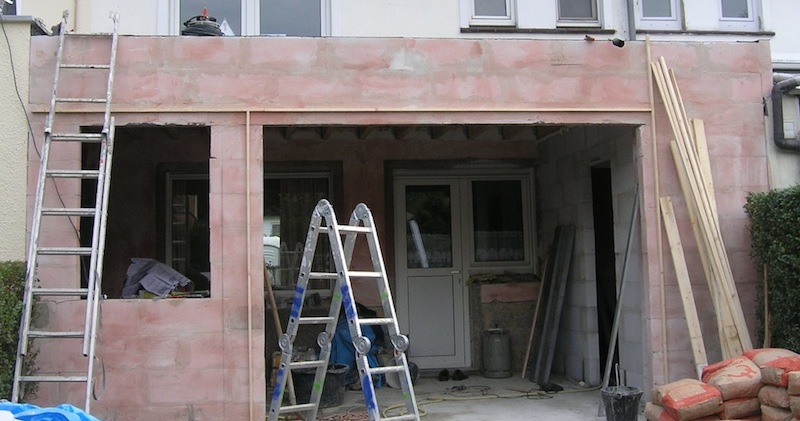 maçonnerie en blocs de béton cellulaire