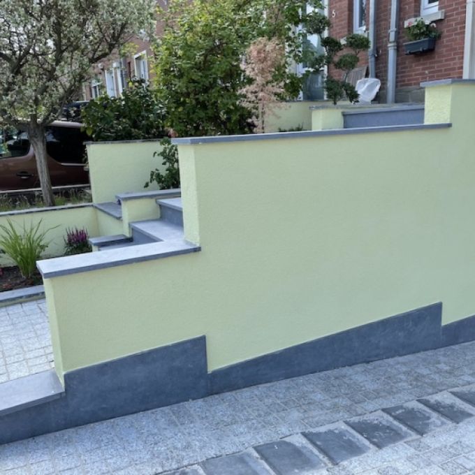 Rénovation des allées d'entrée et de garage à Uccle