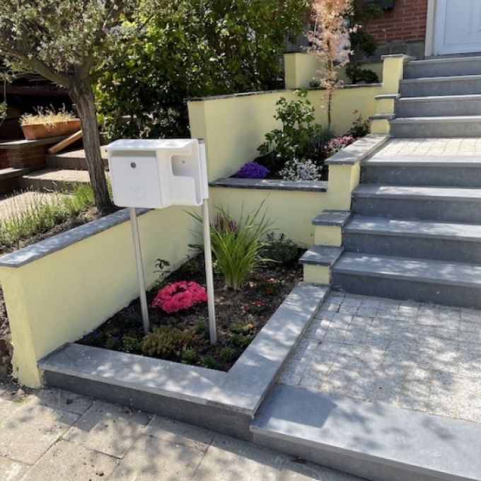 Rénovation des allées d'entrée et de garage à Uccle