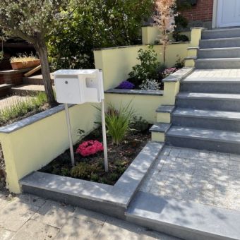 Rénovation des allées d'entrée et de garage à Uccle