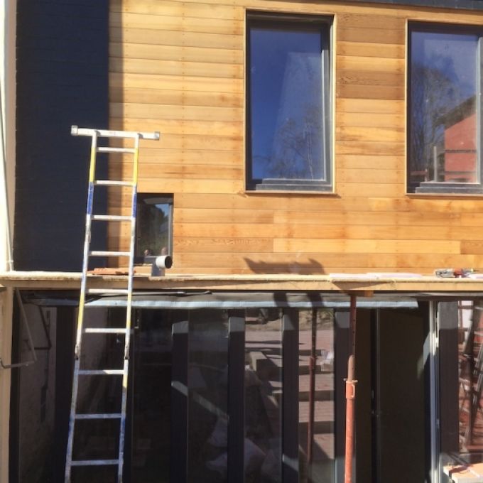 Extension arrière d'une maison à Braine-l'Alleud