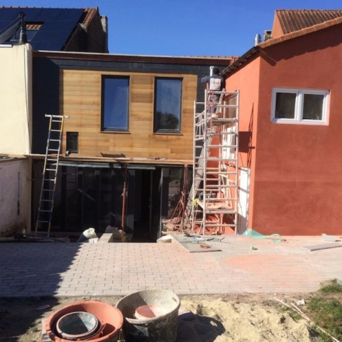 Extension arrière d'une maison à Braine-l'Alleud Extension arrière d'une maison à Braine-l'Alleud
