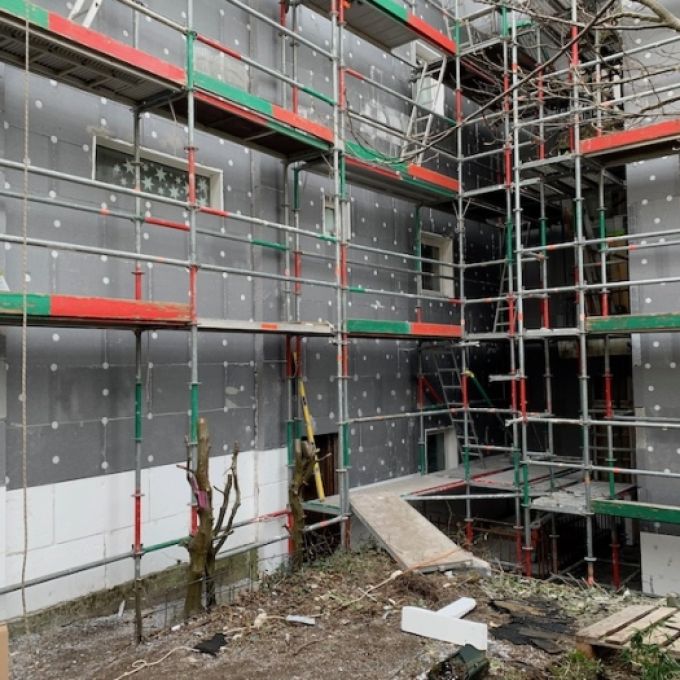 Rénovation d'un immeuble à appartements à Watermael-Boitsfort